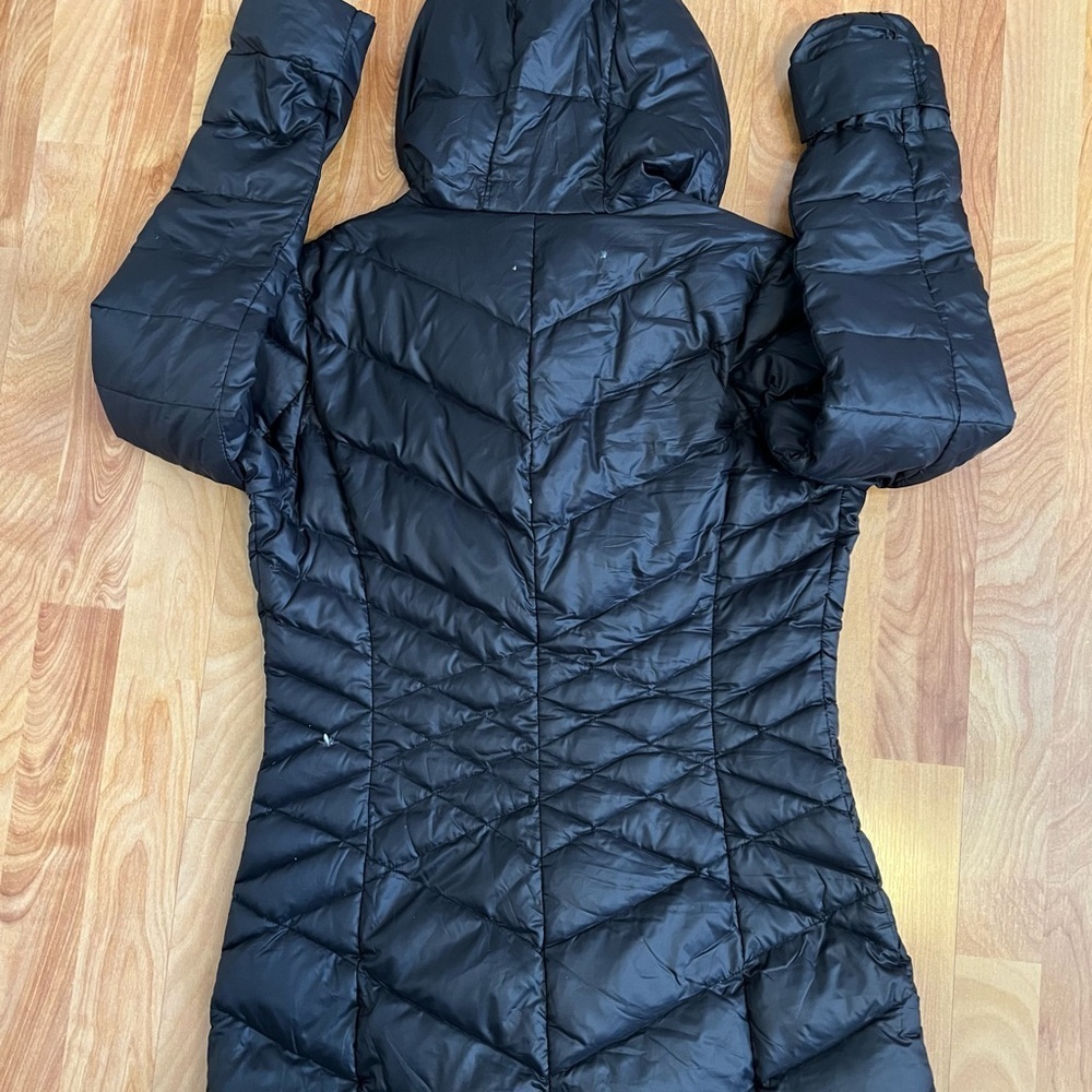 Halogen Black Puffer Down Jacket sz Small - Picture 3 of 14
